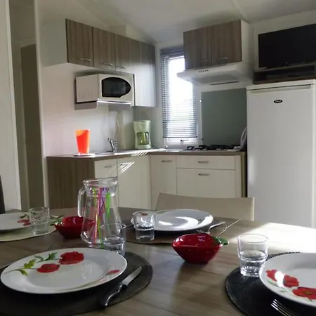 Mobil Avec Terrasse Pour 6 Personnes - Api-1-52-615 Kamp alanı *